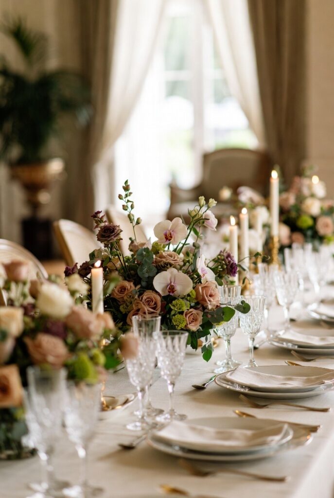 minimal wedding decor elegant atmosphere